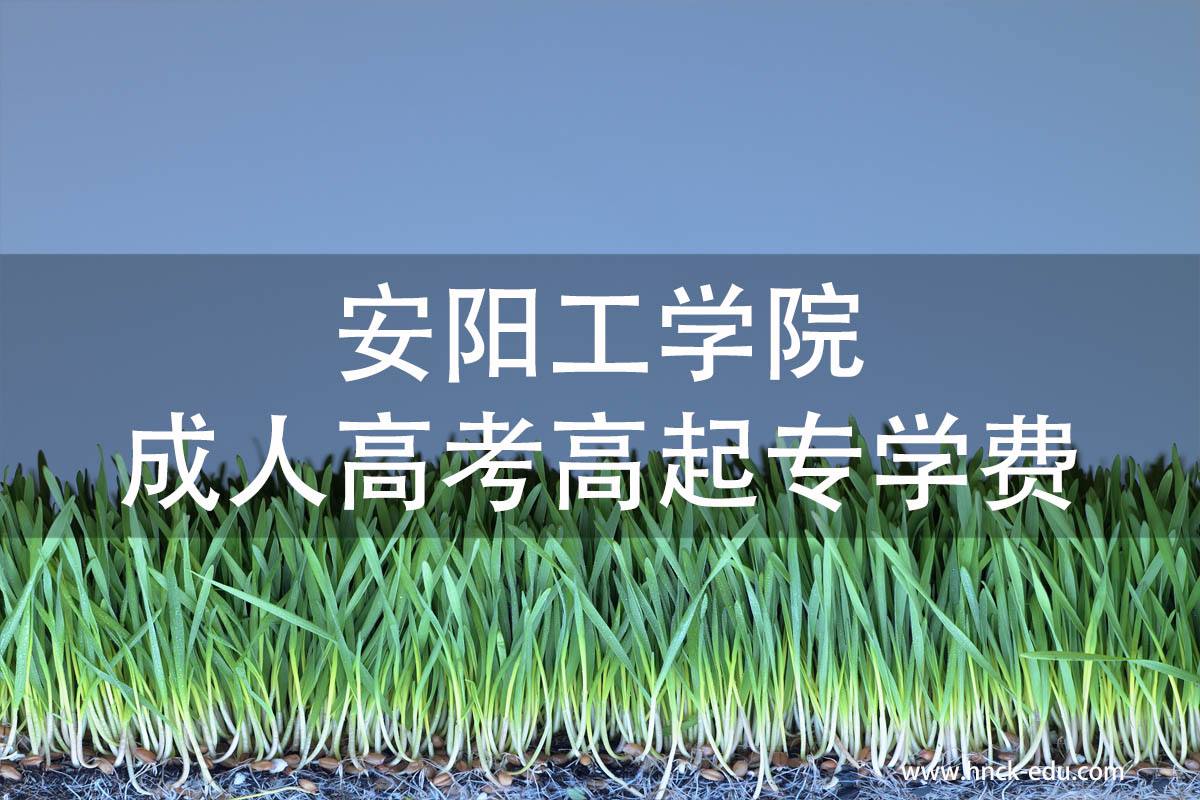 安阳成人类工学院成人高考高起专学费